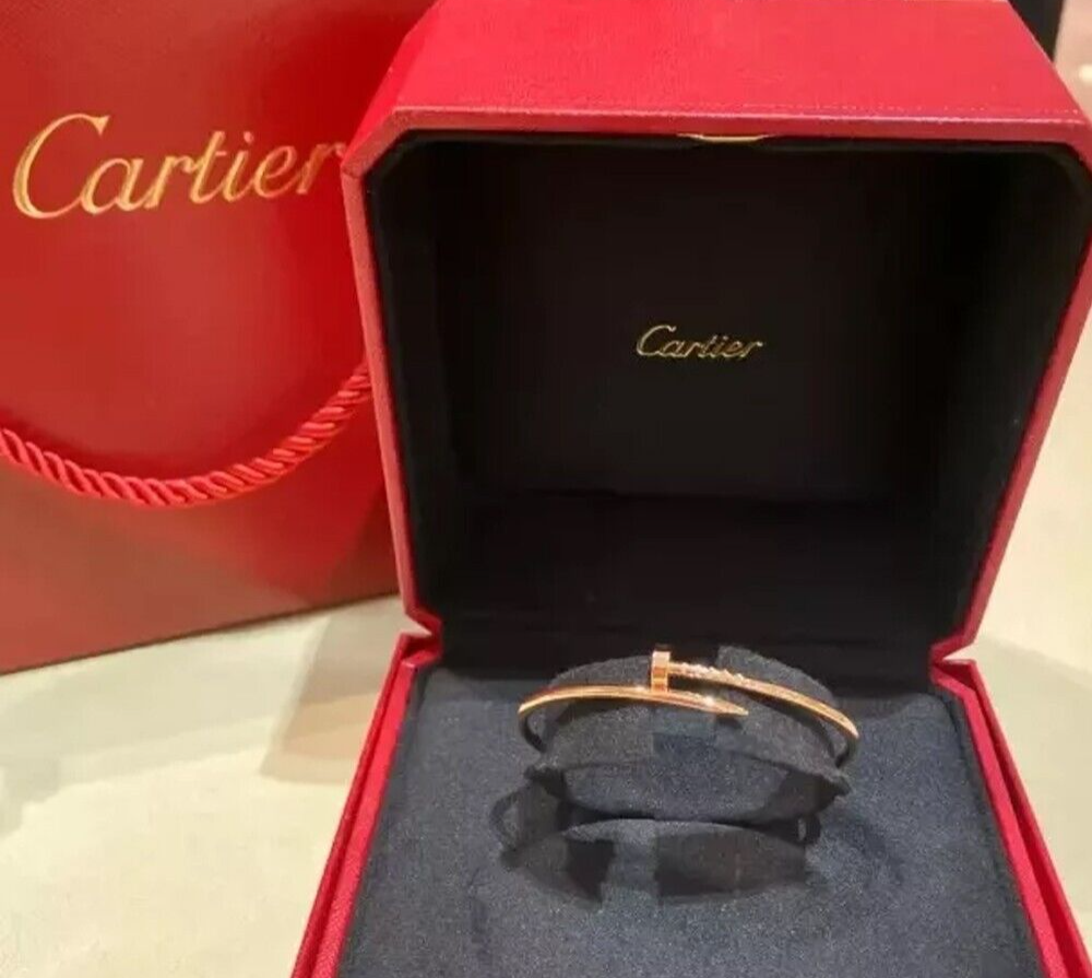 Cartier Juste un Clou Bracelet Yellow Gold Classic Model Width 3.5mm With Box