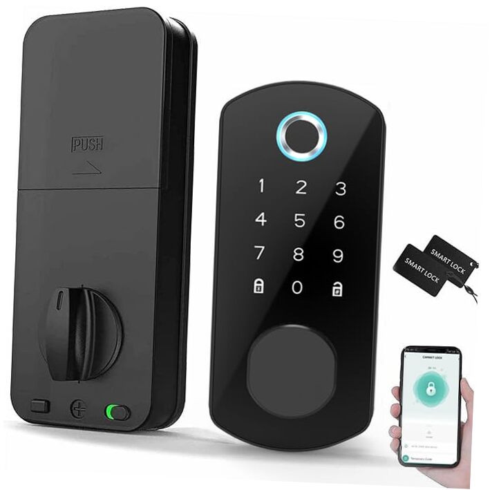 Fingerprint Smart Keyless Entry Digital Door Lock for Front Door