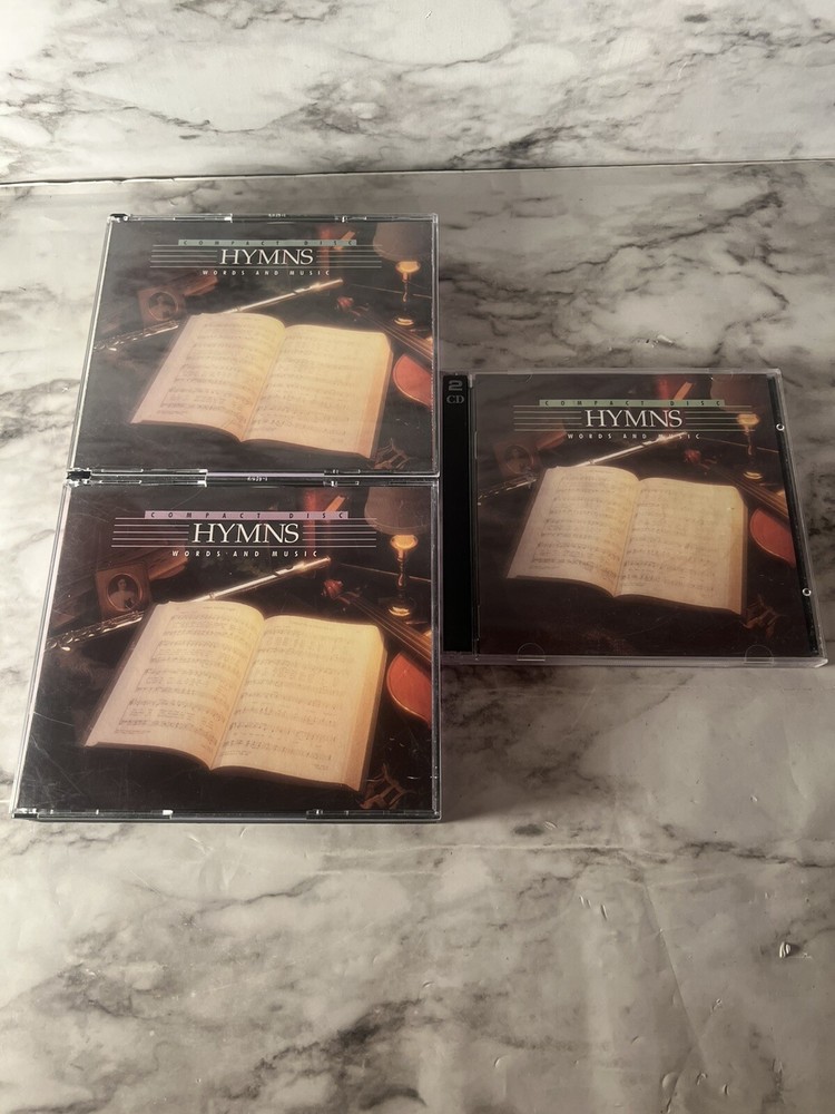 Hymns words and music compact disk CDs  1 - 14 missing disk 3