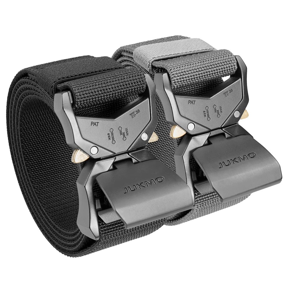 Tactical Belt, 2 Pack Military Hiking Rigger 1.5