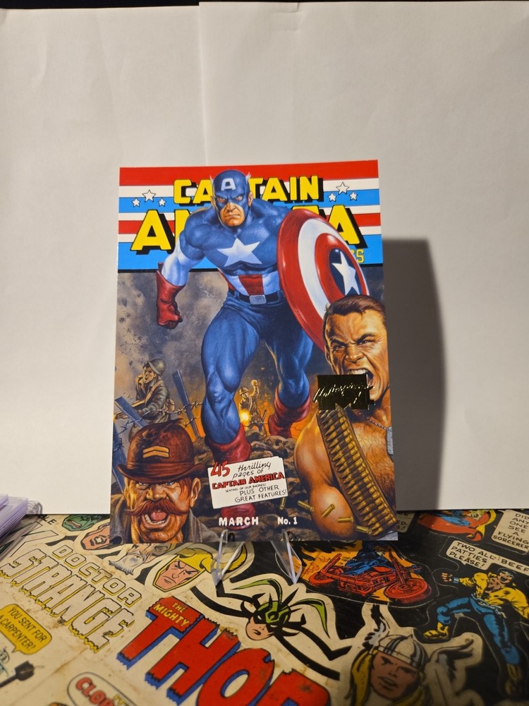 Marvel Masterpieces XL Captain America What If Gold Foil 189 of 499