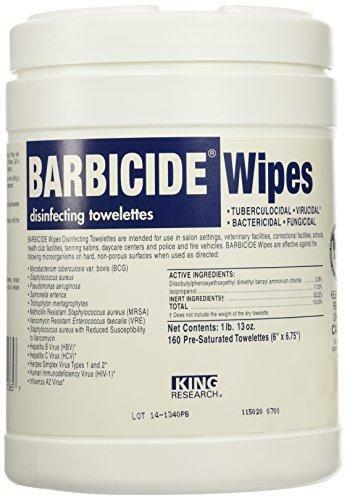 Barbicide Wipes 160 ct.