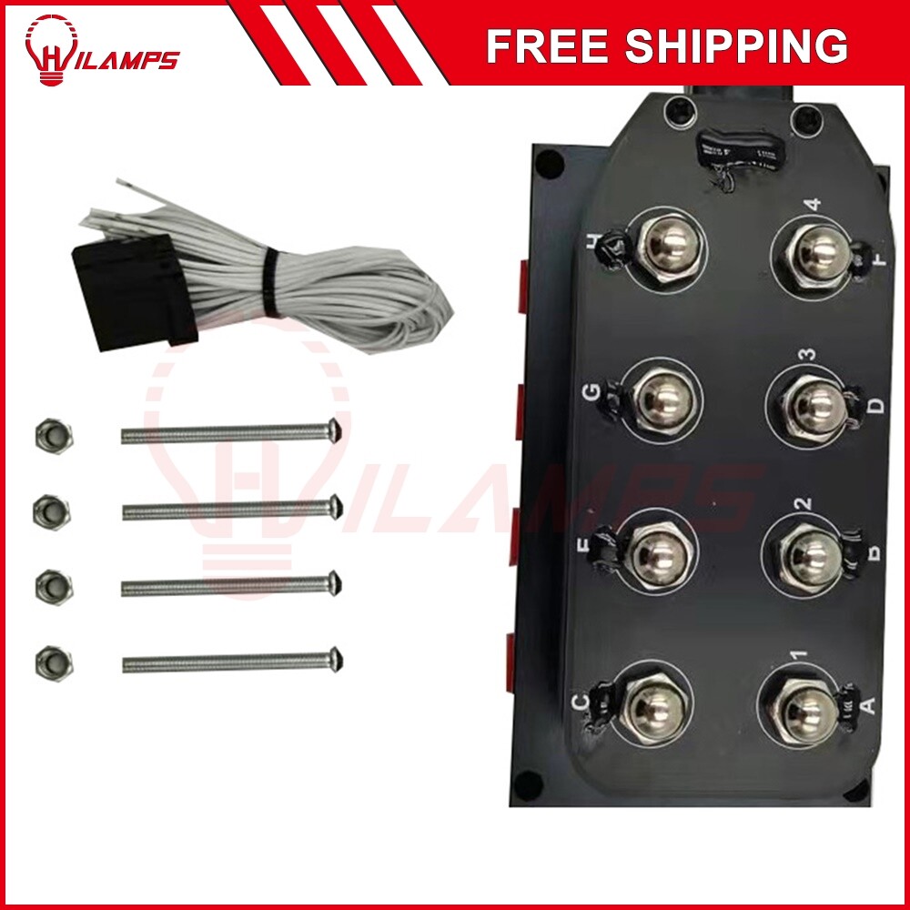 1/4 NPT 4-Corner Block Manifold Solenoid Valve for 300 PSI Air Ride Suspension Control