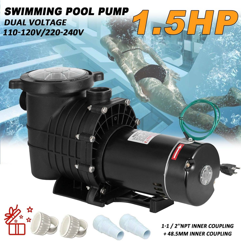 1.5HP for Hayward Swimming Pool Pump Motor In/Above Ground w/ Filter Basket