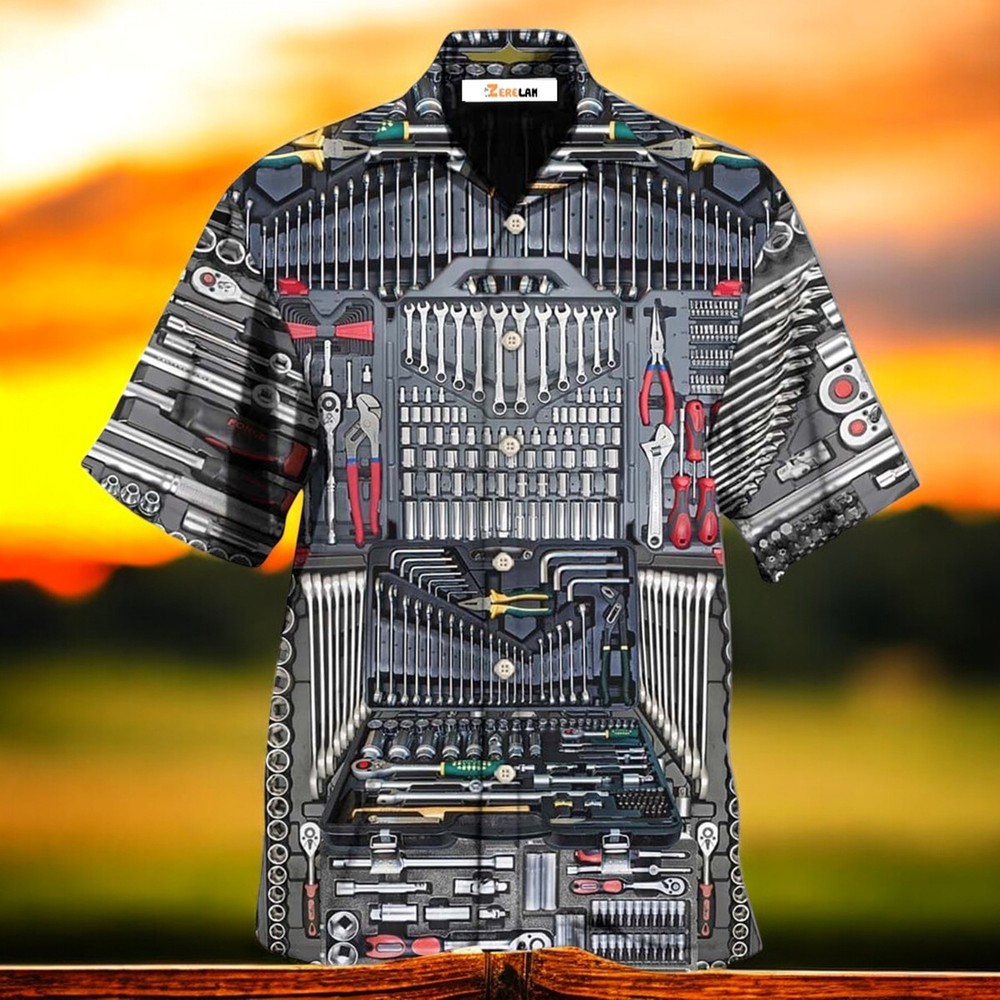 Forever Hawaiian Shirt Meant for Mechanics Only