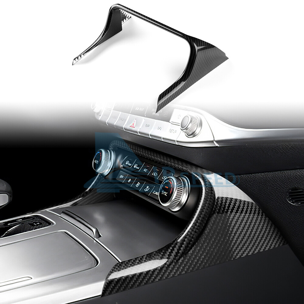 2018-2023 Kia Stinger Carbon Fiber AC Vent Console Panel Cover Trim