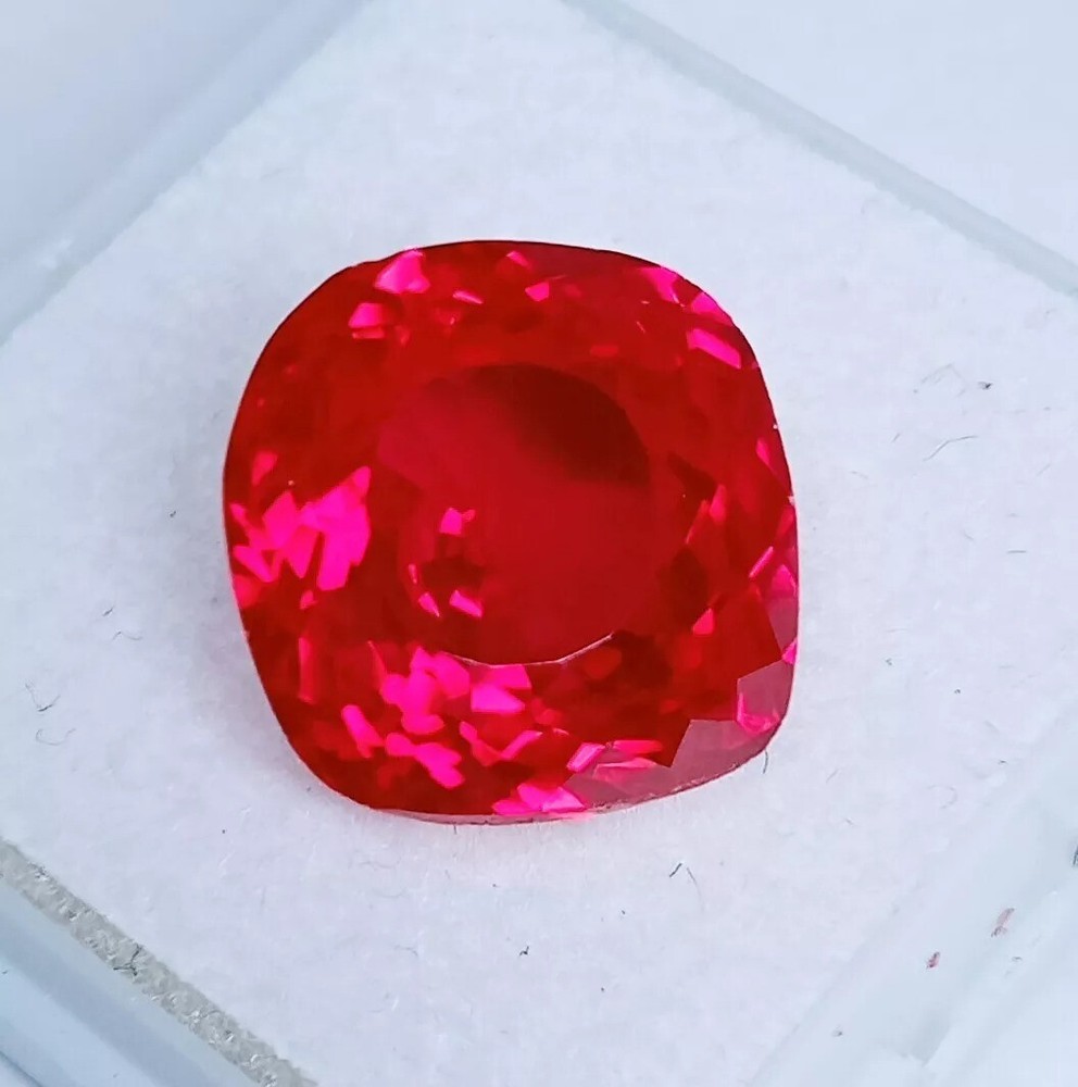 VVS Mozambique Red Ruby Fancy Cushion 9-11Ct Natural Certified Gemstone