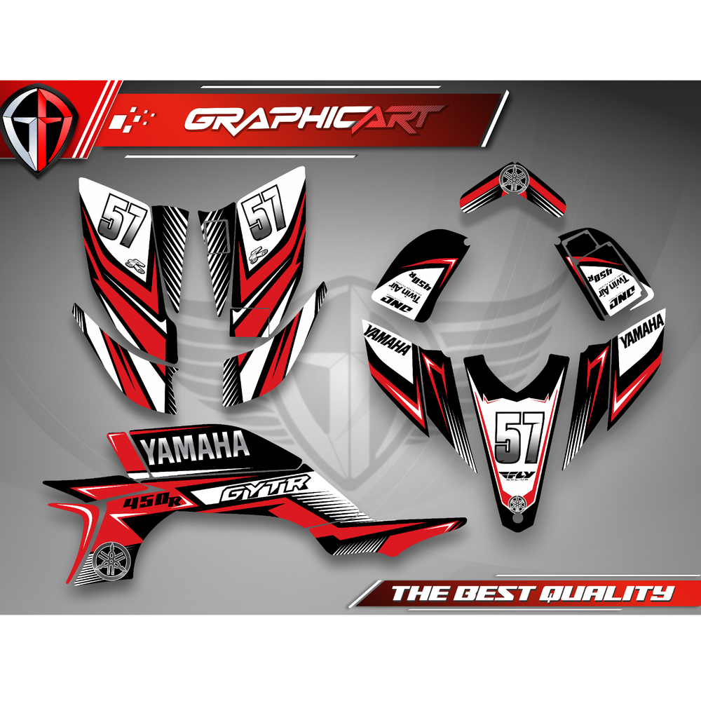 Fits YAMAHA YFZ450 yfz 2003 2004 2005 2006 2007 2008 graphic kit decals kit YFZ