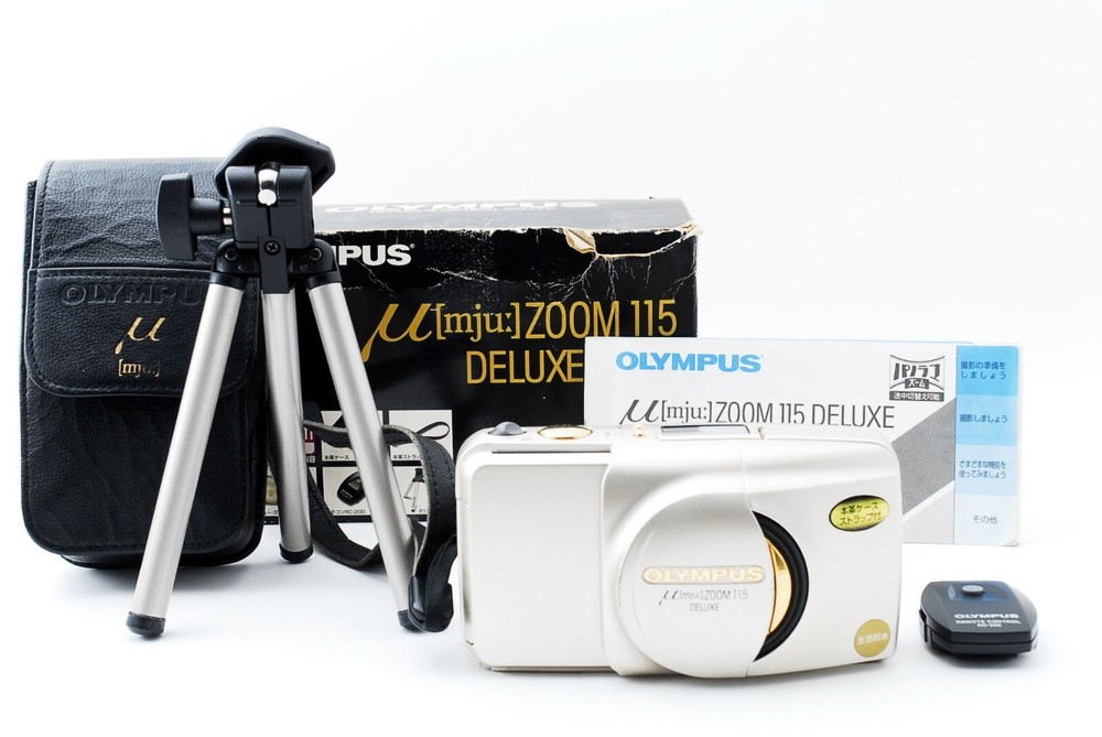 Olympus Mju Zoom 115 Deluxe 35mm Film Camera Point & Shoot 1874832