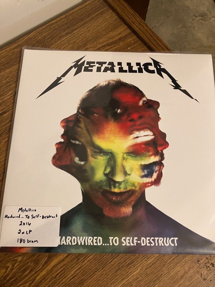 Vintage Vinyl Record - Metallica - Hardwired . . . To Self-Destruct