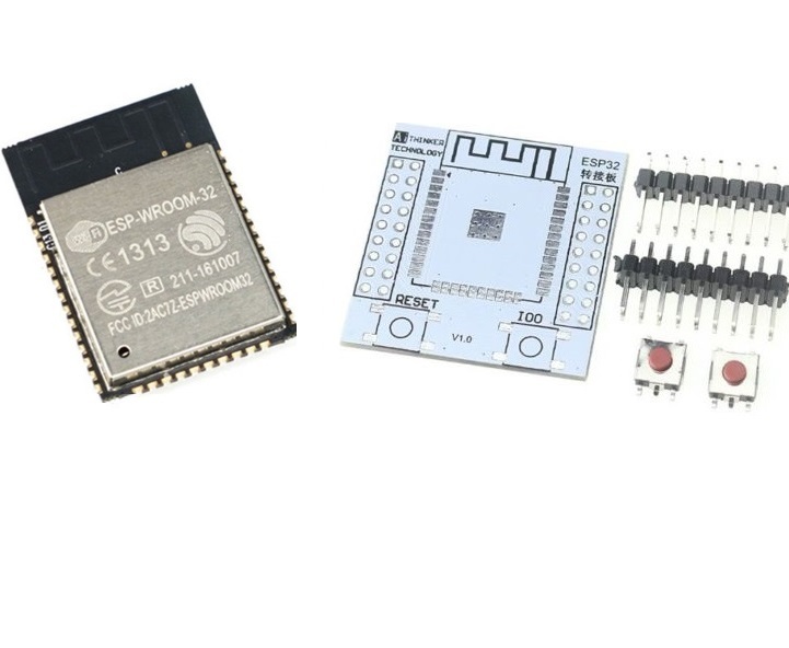 ESP32 ESP-32S ESP-WROOM-32 Original IoT Wifi Wlan BLE Module+Adapter Board-image