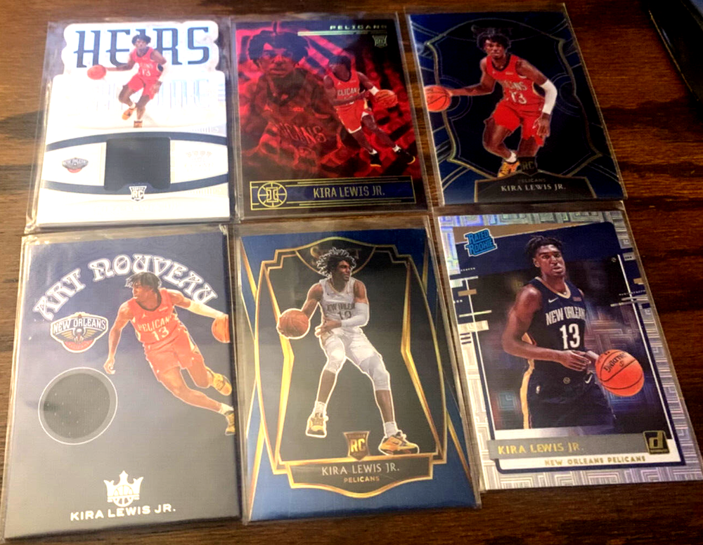 6 Kira Lewis Alabama, Pelicans RC Lot, 2020-21 Court Kings & Crown Royale Jersey