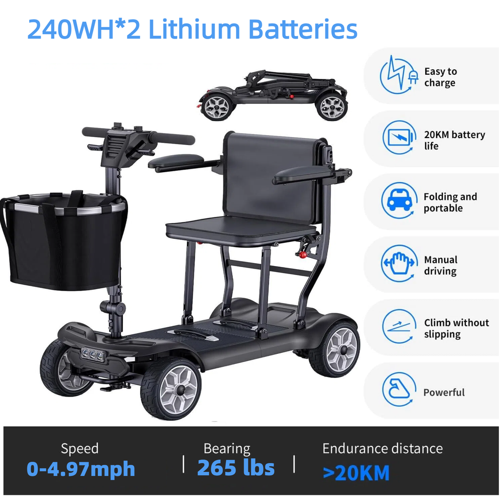ENGWE 4-Wheel All-Terrain Mobility Scooter for Adults