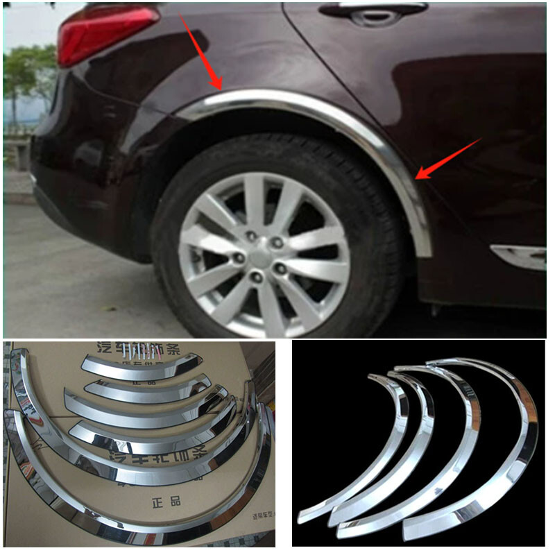 For 2017-2021 Honda CRV CR-V Steel 6PCS Fender Flare Kit Wheel Arch Cover Trim