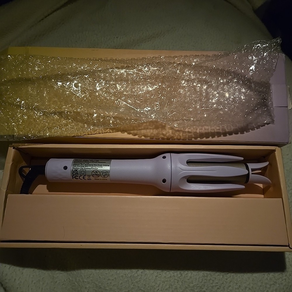 Automatic Rotating Electric Curling Iron for Effortless Waves