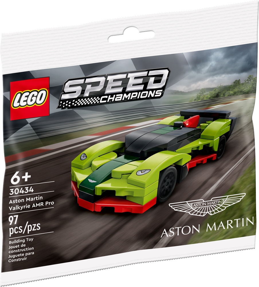 LEGO SPEED CHAMPIONS: Aston Martin Valkyrie AMR Pro (30434) Green