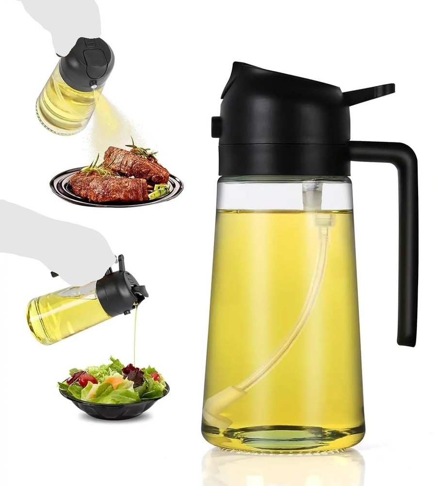 16oz Olive Oil Dispenser Bottle for Cooking Air Fryer Salad Baking