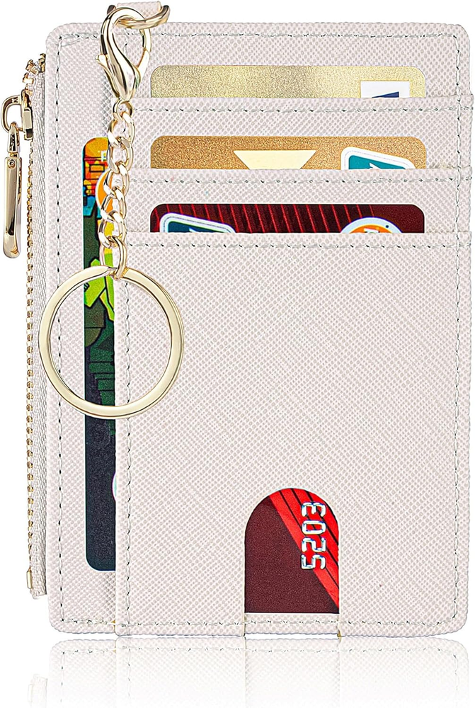 Slim RFID Blocking Card Holder Wallet with D-Shackle and ID Window  