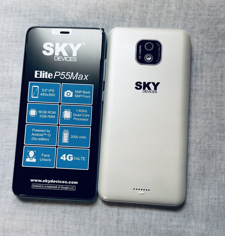 SKY Devices Elite P55Max Unlocked - 16GB 5.5