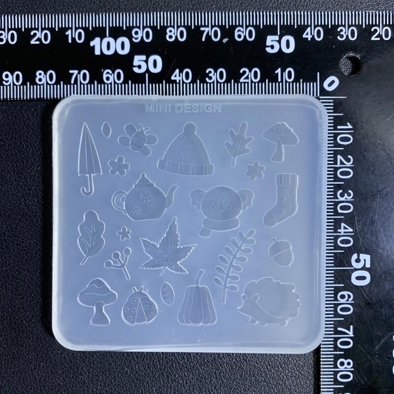 Crystal Bear Silicone Mold for DIY Crafts and Resin Art