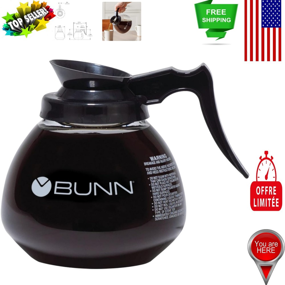 Elegant 64 oz Square Black Decanter for Wine and Cocktails