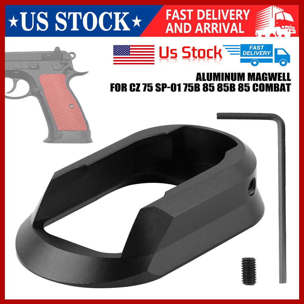 For All Full Size CZ 75/75B 85 85B 85 Combat SP-01 SP-01 Shadow Aluminum MAGWELL