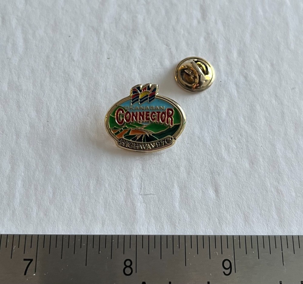 Okanagan Connector Highway 97C - Vintage Collector Lapel Pin