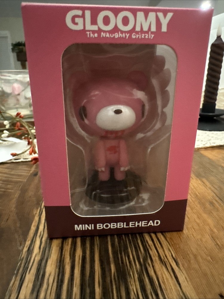 カルチャーフライ ピンクグローミーベア わんぱくグリズリー3インチ ミニボブルヘッド - Mori Chack