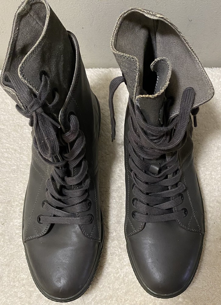 LEVIS SIZE 10 M COMFORT INSOLE ARTESIA MENS BLACK BOOTS