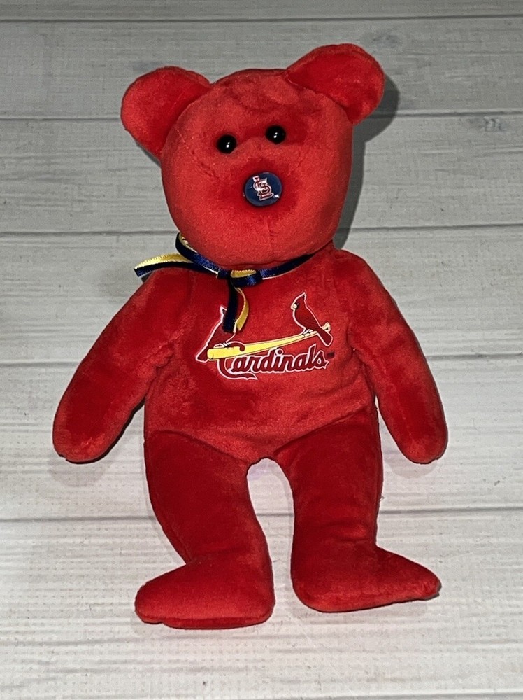 Ty Beanie Babies Bear St. Louis Cardinals Special Edition Plush Stuffed Animal