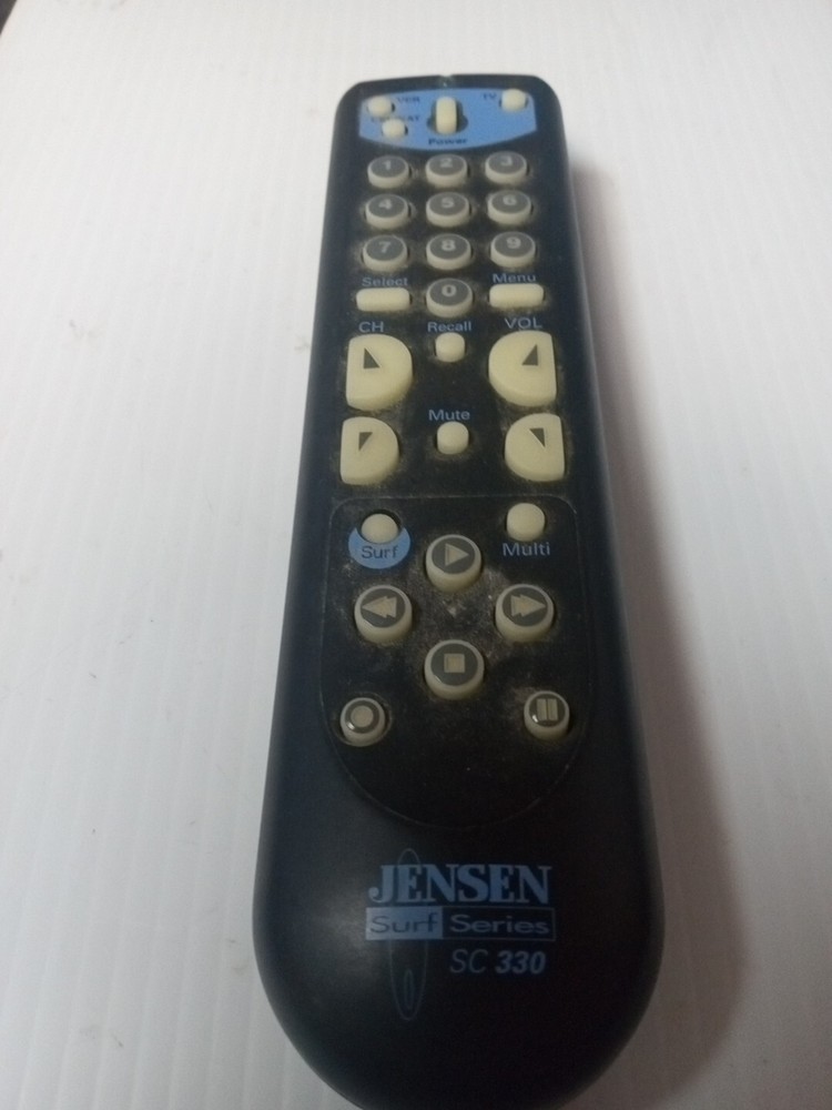 Jensen Model SC 330 Surf Series Universal Remote Control
