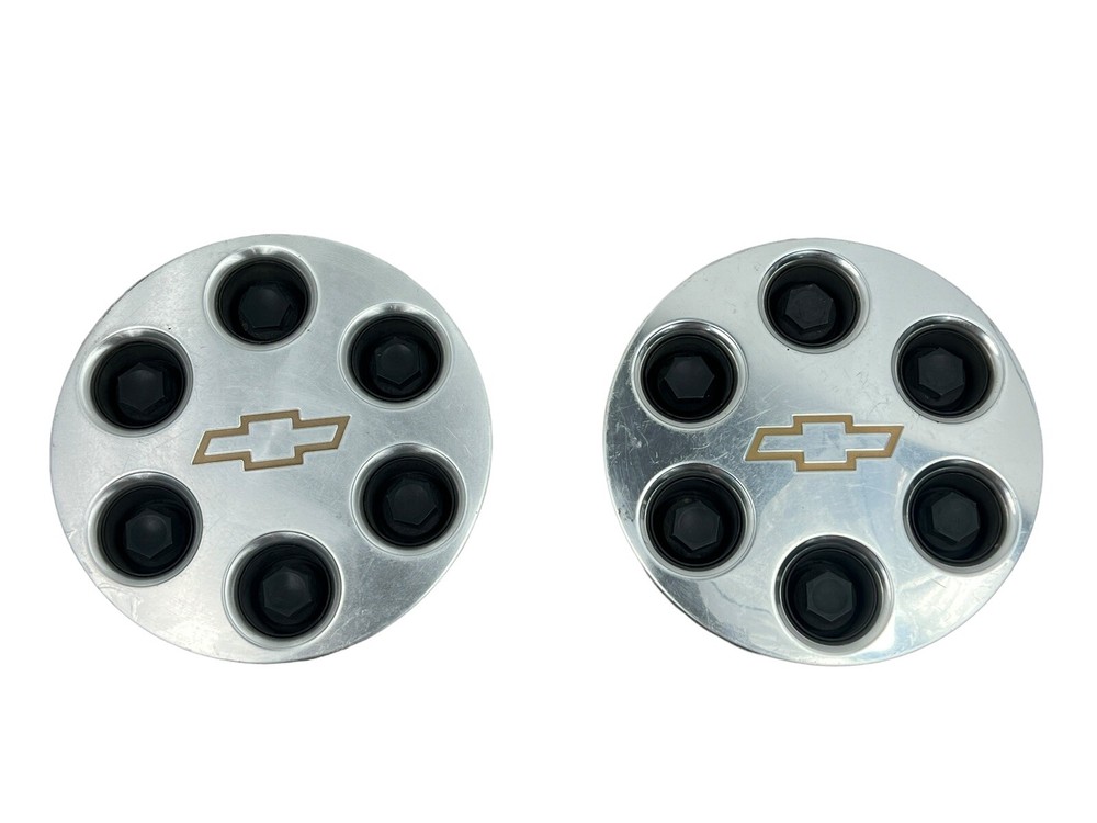 00-06 Chevrolet Avalanche Suburban Tahoe 6 Lug Hub Cap 15004143 OEM  Set Of (2)