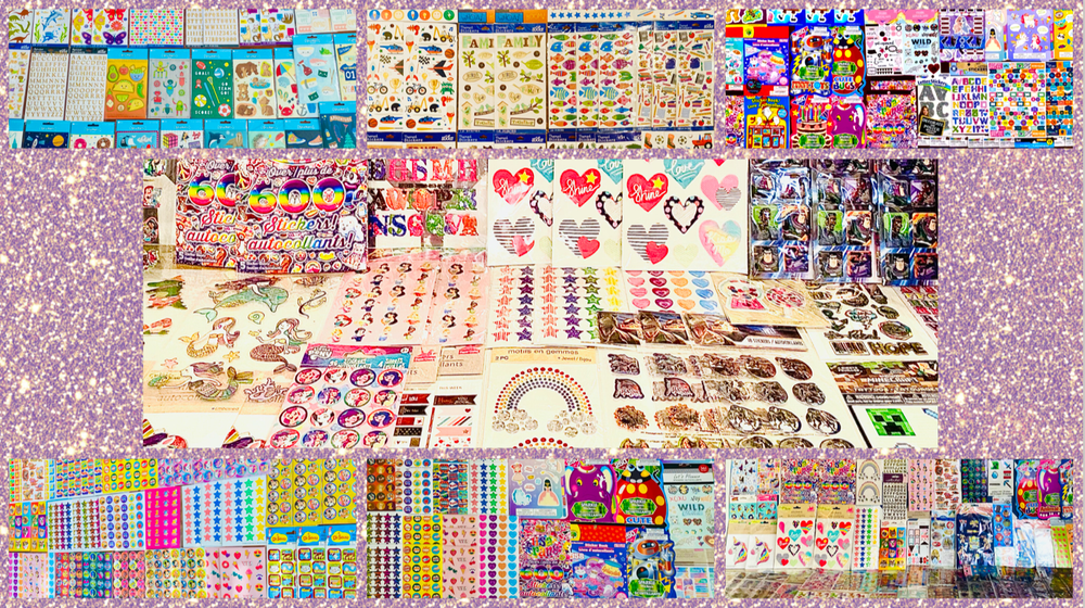 MEGA Sticker Bundle – 39 Kid Cartoon Sticker Packs for All Ages & Teens