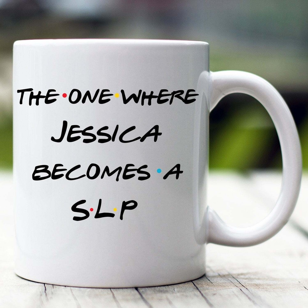 Personalized Slp Graduation Mug Slp Promotion Gift Graduation Gift For Slp