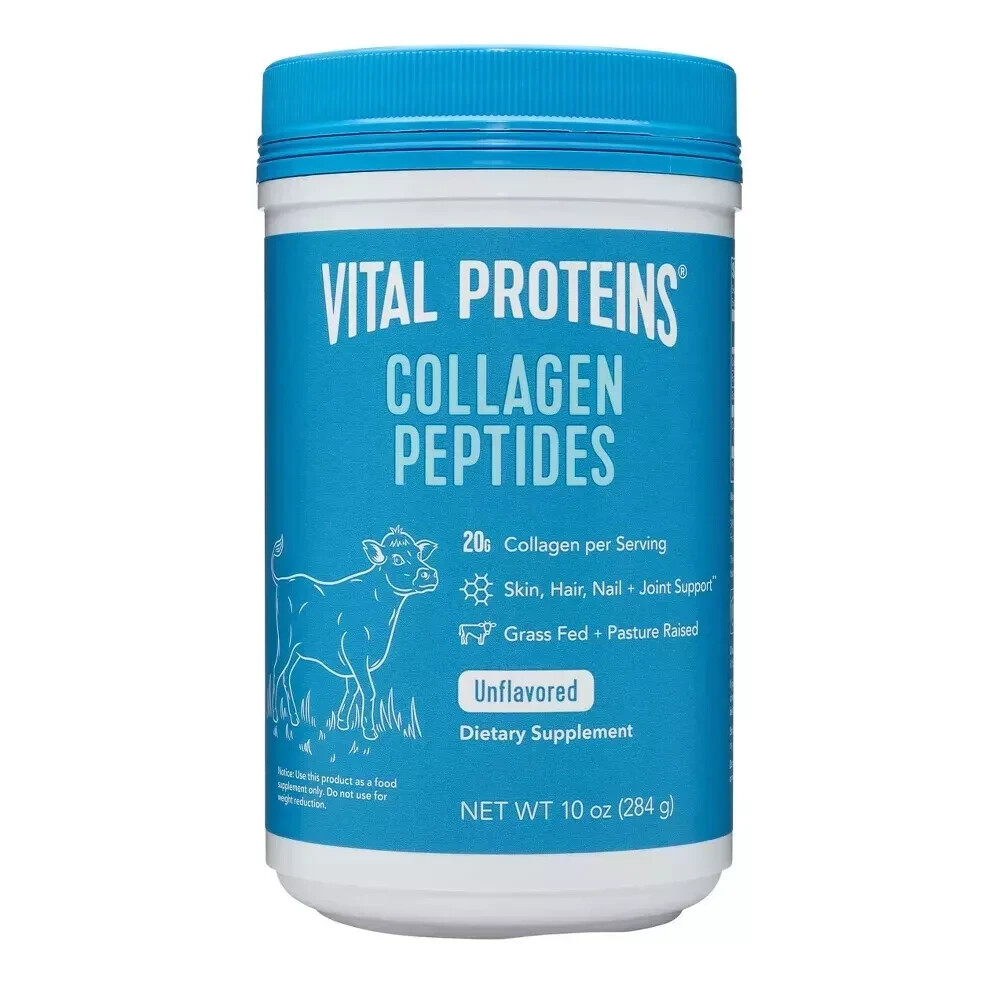 Vital Proteins Collagen Peptides Dietary Supplement Unflavored Powder 10 OZ