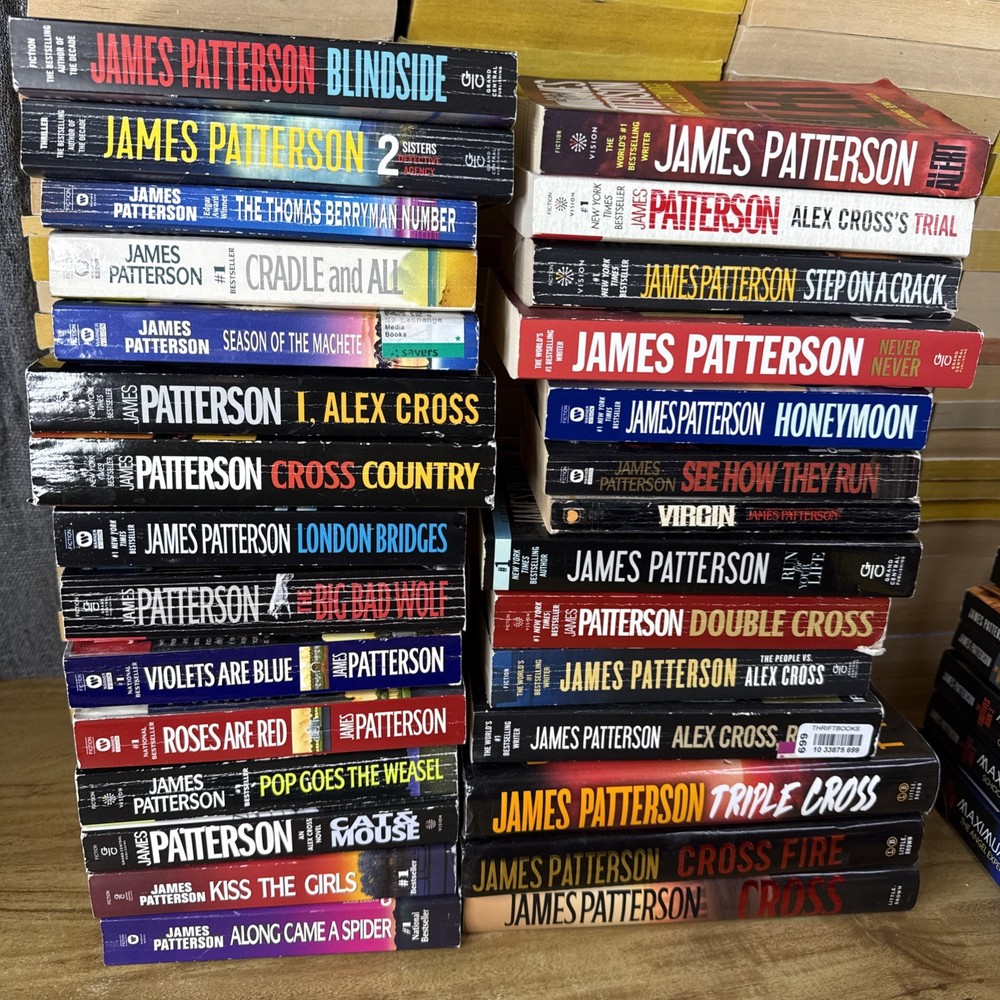 James Patterson Lot 29 Mostly Alex Cross Thriller Series HCDJ MMPB Novel