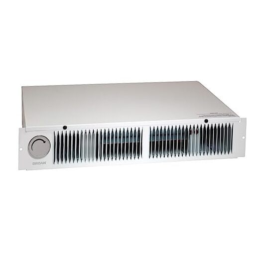 112 Heater, Covers 150 sq. ft. at Factory Wired Voltage, White With Thermostat