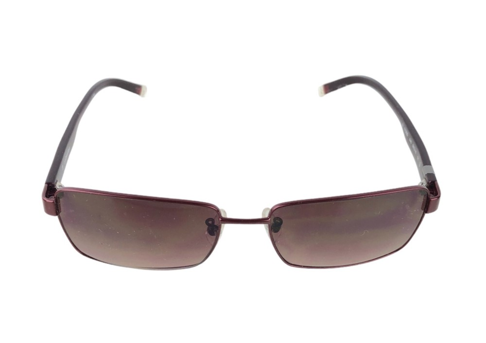 Calvin Klein Square Sunglasses with Dark Plum Frames
