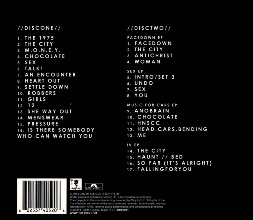 THE 1975 1975 [DELUXE EDITION] NEW CD