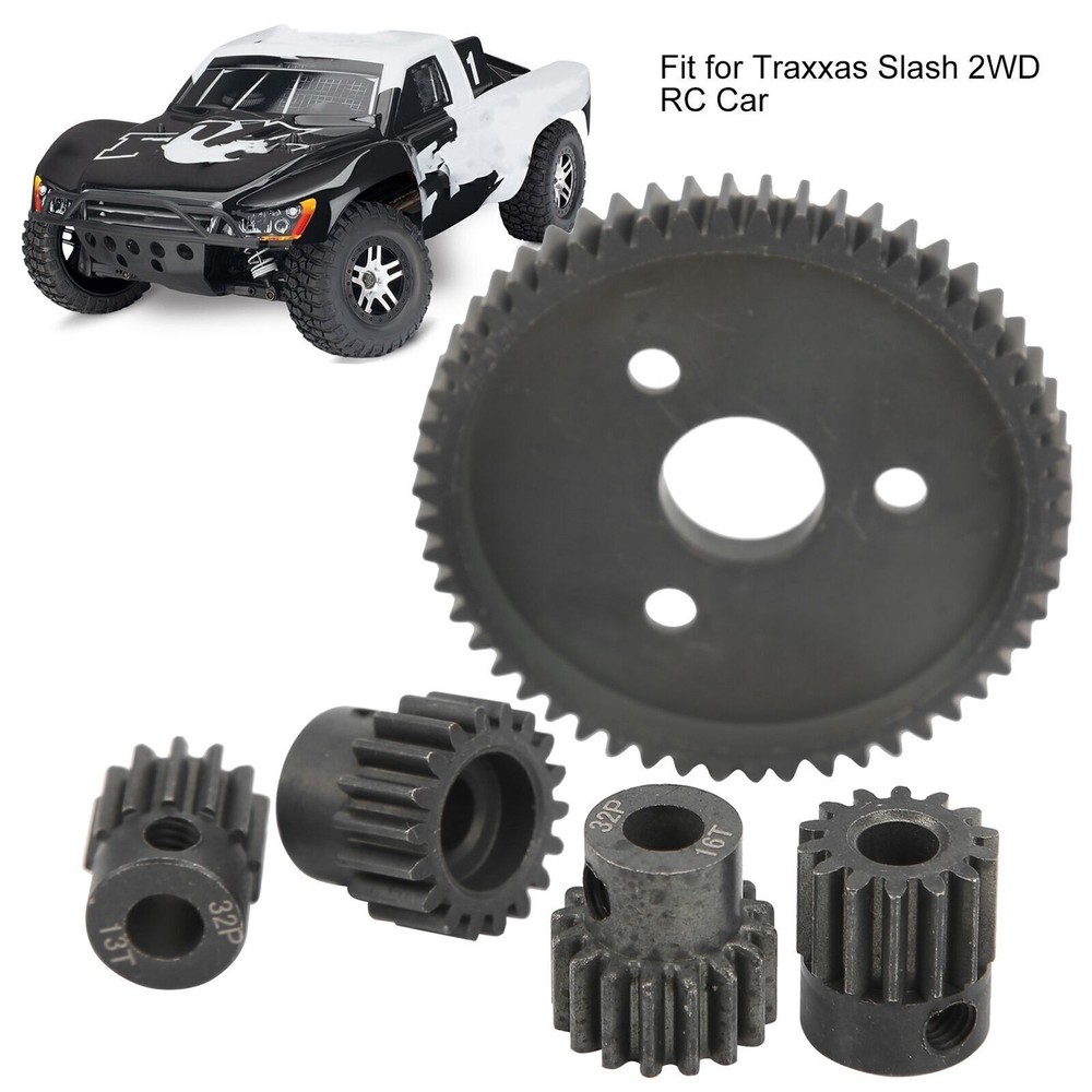 Spur Diff 54T Main Gear 13T 14T 16T 18T 32P Motor Pinion Gears forTraxxas Slash