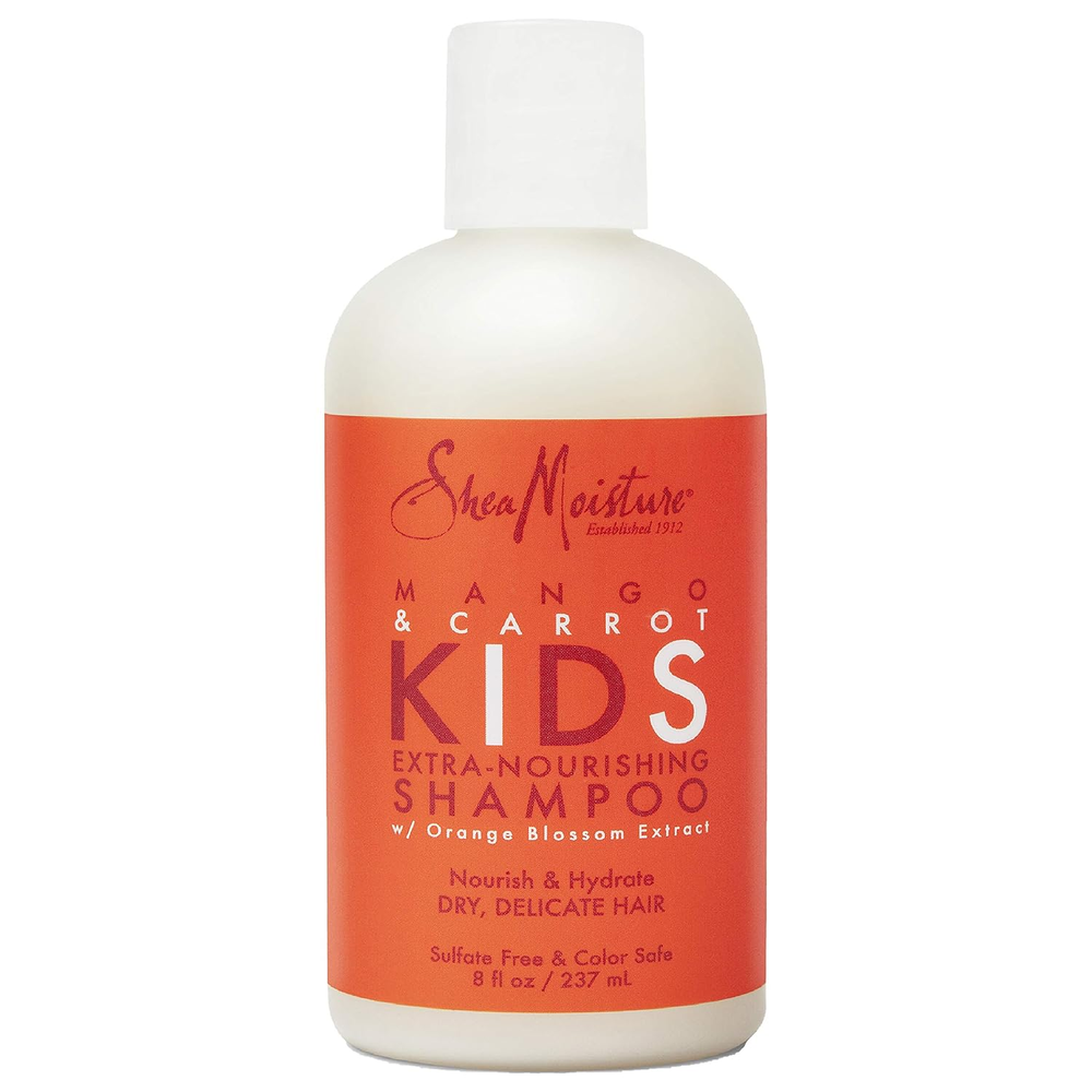 Extra-Nourishing Kids Shampoo with Mango Carrot and Shea Butter 8 Oz