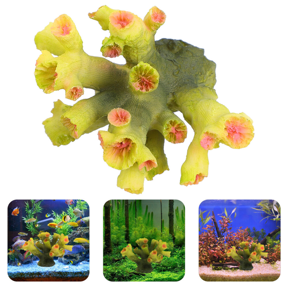 Artificial Simulation of Small Corals Fish Tank Decoration Seaside