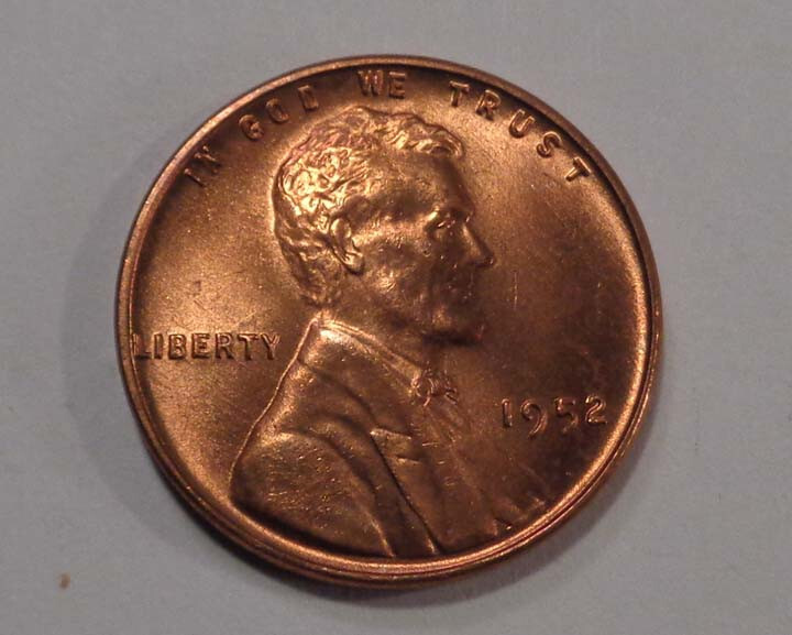 1952 P Lincoln Cent GEM BU