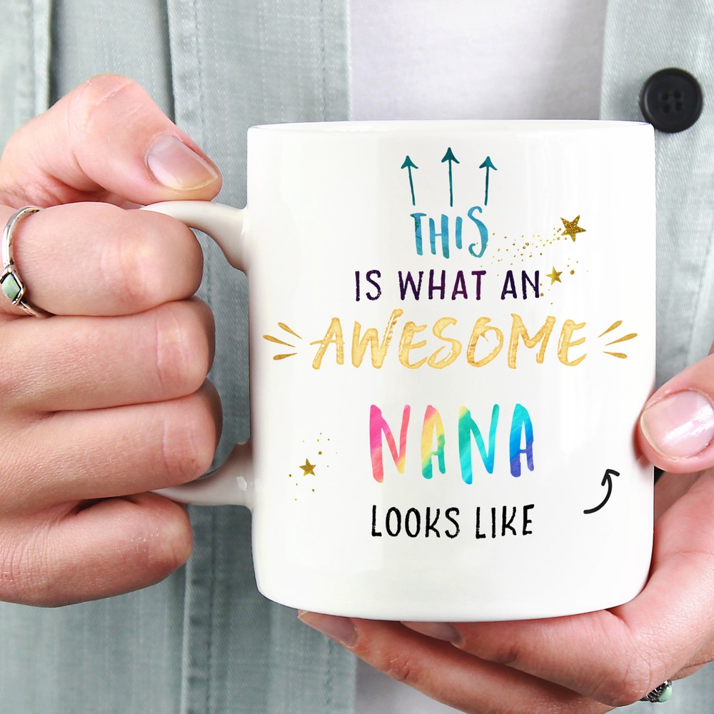 Personalized Mug For Nana Awesome Nana Mother's Day Gift Custom Mothers Day
