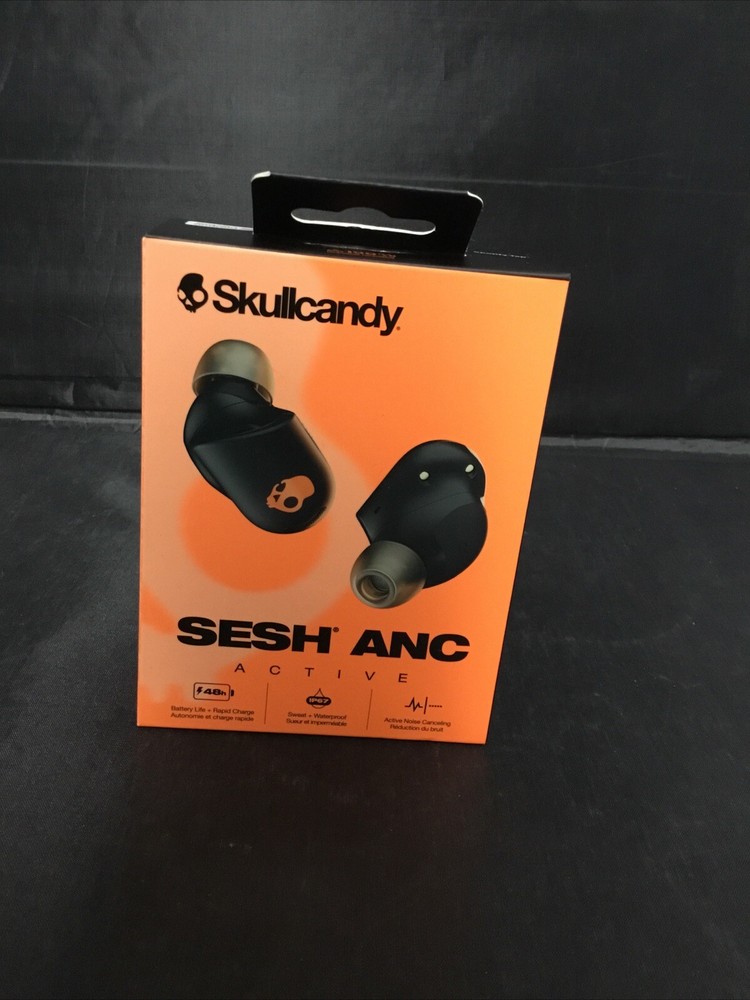 Skullcandy Sesh ANC Wireless Noise Cancelling Earbuds in Black