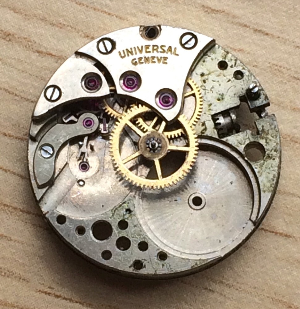 Universal Geneve 258 Not Working For Parts Hand Manual 19.5Mm Lady Movement