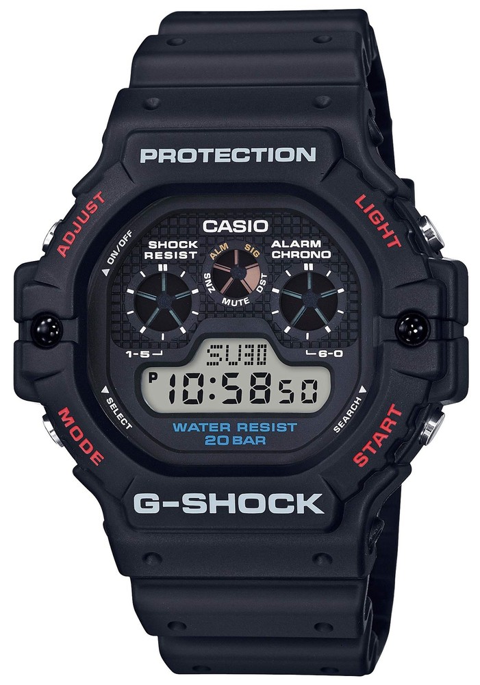 NEW CASIO G-SHOCK DW-5900-1JF Black Chronograph World Time Digital Men Watch Jp