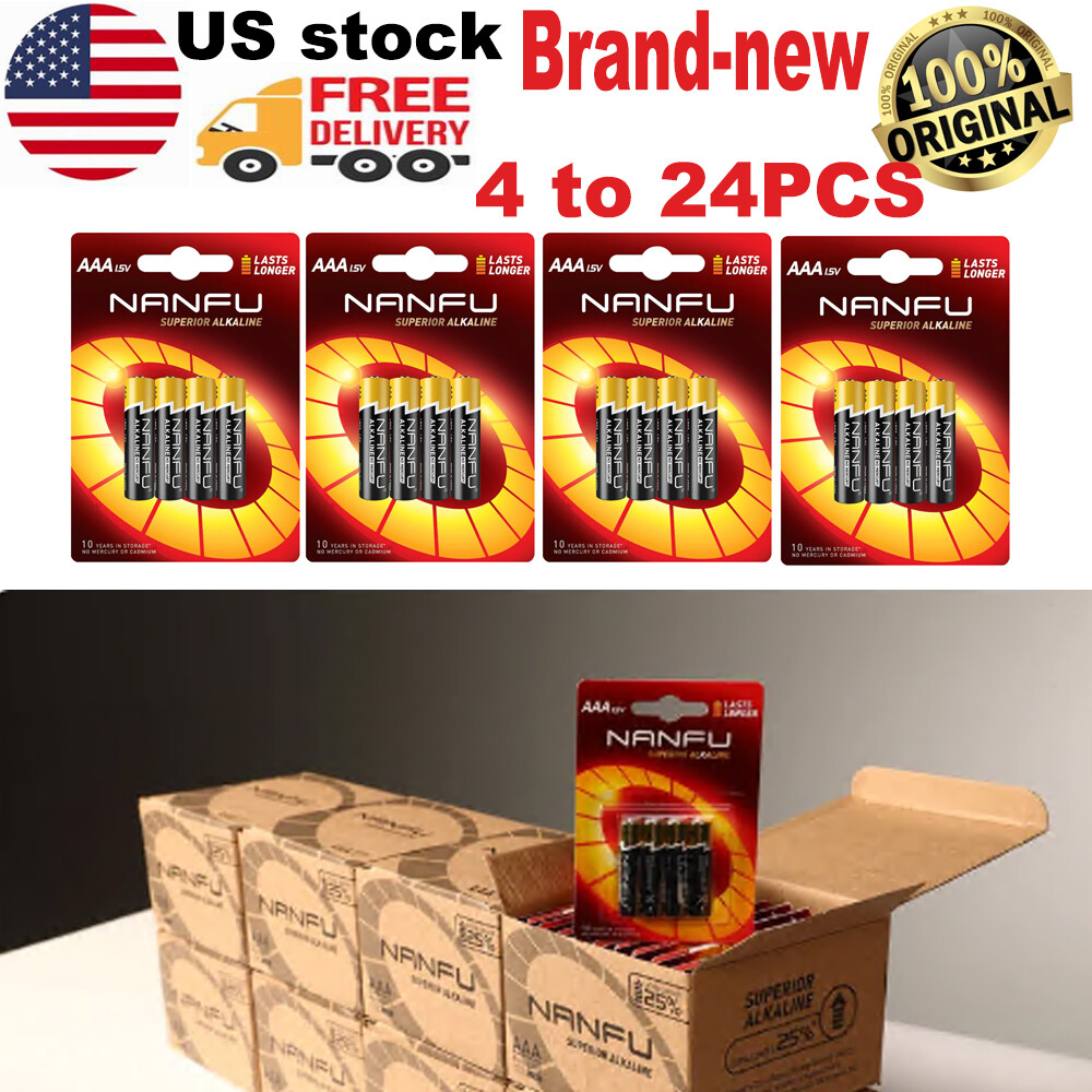 AAA Batteries  Alkaline Pure-Gold-Bottom IoT Batteries Ultra Power Long Lasting-image