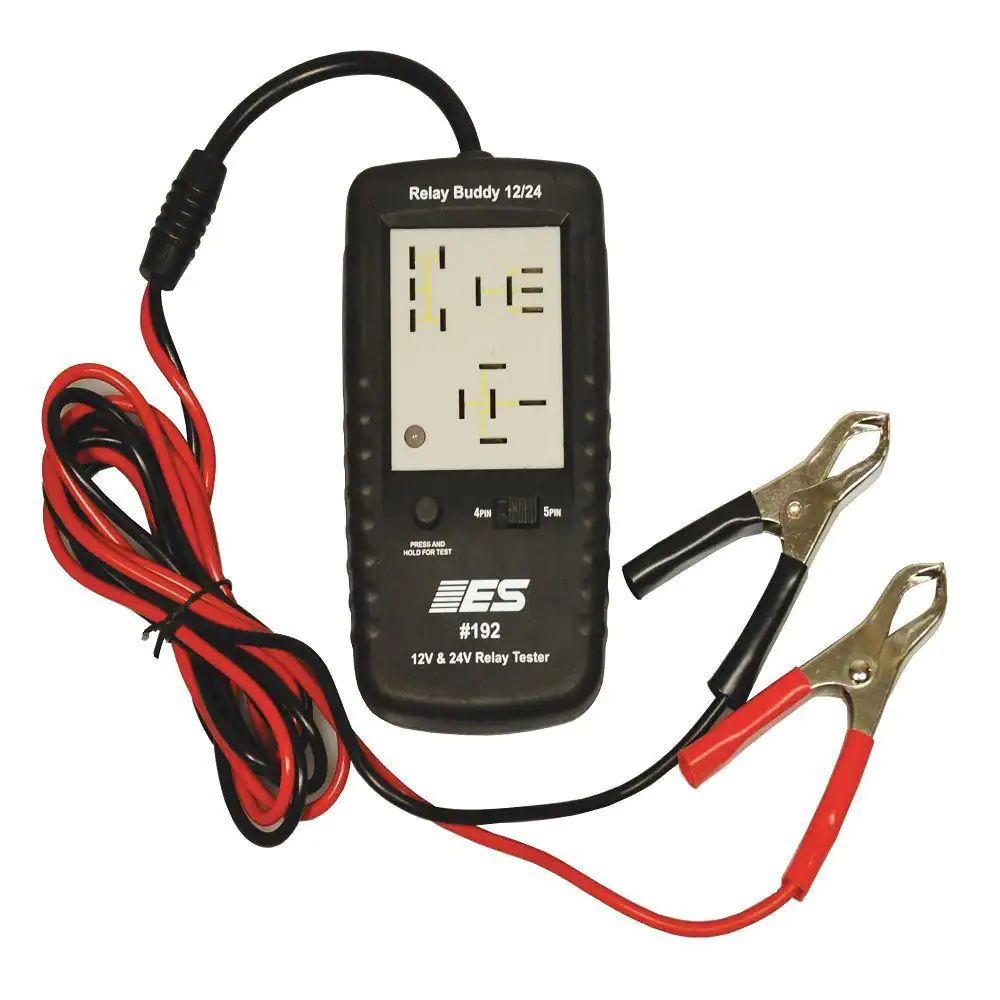 12-V or 24-V Diagnostic Automotive Electrical Relay Tester Quick Go/No-Go Test