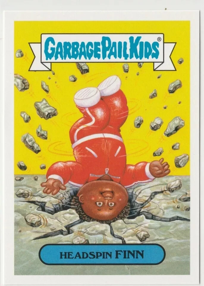 Headspin Finn Garbage Pail Kids GPK 2018 We Hate the 80s Series 7b